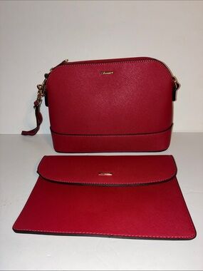 Lovevook, Red Women's Crossbody Bag with Matching Pouch